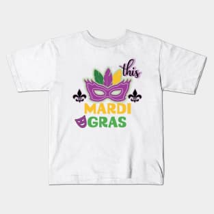 Mardi Gras Carnival Parade Kids T-Shirt